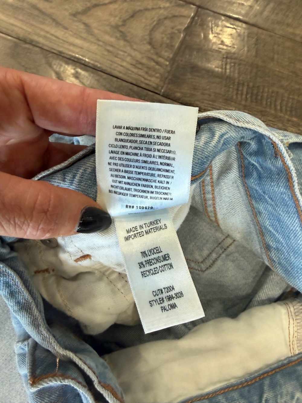 Citizens of Humanity Paloma Baggy Wide Leg Jeans Size 29 Light Wash High Rise - Picture 7 of 10